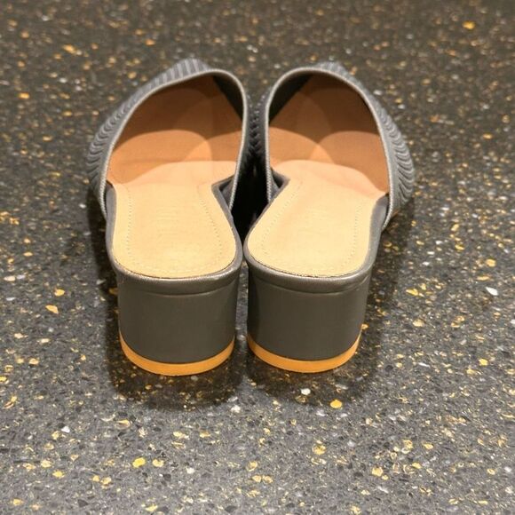 Tijn Helka Pointed Toe Mules | Grey - Picture 3 of 6